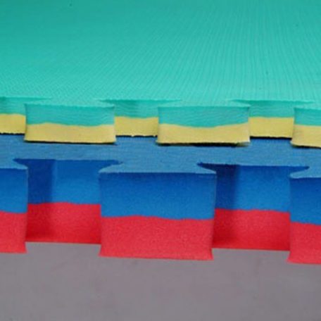 Karate and Judo Tatami, Basic Puzzle, double colored, 1m*1m*2,5cm méret