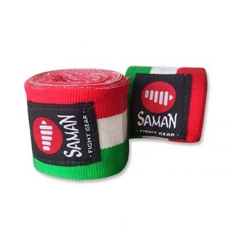 Bandage, Saman, flexible, cotton, tricolor, 350 cm