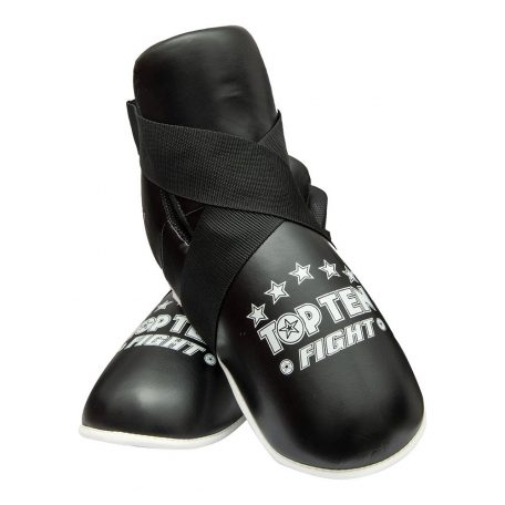 Instep Pad, Top Ten, Fight, black, Fekete szín, M/L méret, WAKO Kick-Box minősítés