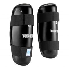 Shin Guard, Top Ten, WAKO Style, Fekete szín, XS méret