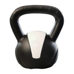 Kettlebell, 5 kg, Saman, fekete/fehér