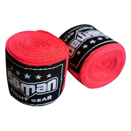 Bandage, Saman, 350 cm, flexible, black, Piros szín