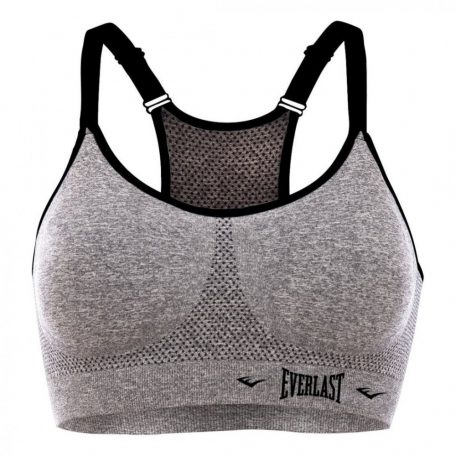 Sportmelltartó, Everlast, seamless, szürke, L/XL méret