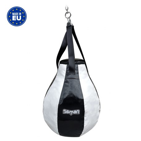 Punching bag, Saman, Spirit of Fight, Berry, 62x52x52 cm, PU, black/white