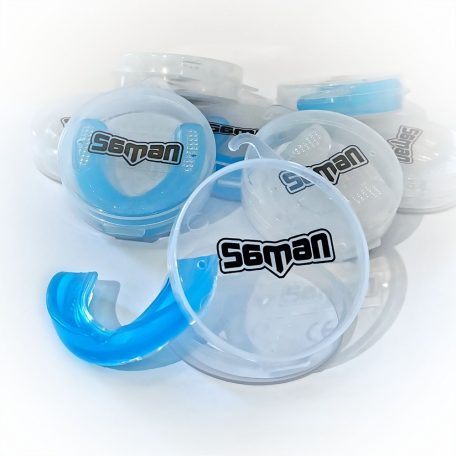 Mouth Protector, Saman, Air, gel, blue