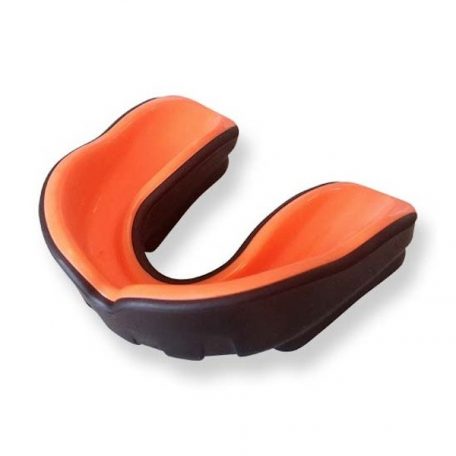 Mouthguard PRO, black/orange, adult