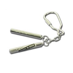 Key ring, Nunchaku, metal