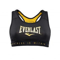 Sport top, Everlast, EVL Brand, fekete-sárga, S méret