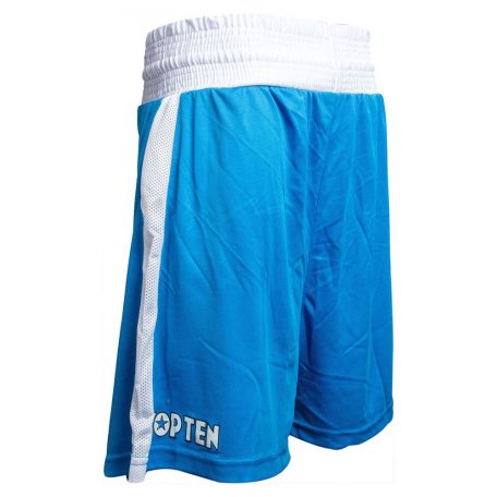 Boxing trunks, TOP TEN, IBA, blue/white