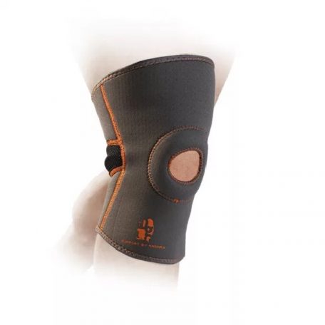 Knee Support, Madmax, with patella stabilizer, grey