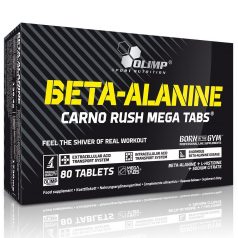   Olimp, Beta-Alanine Carno Rush Tabs® , karnozin, 80 tabletta