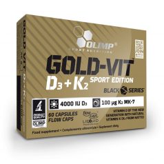 OLIMP Gold Vit D3 + K2 SPORT EDITION, 60 capsules