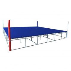   Competition Boxing Ring, Saman, 6,5x6,5m, 4 ropes, 4 m x 4 m méret