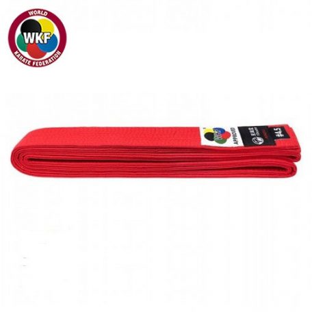 Karate Belt, Tokaido, WKF, red, 255 cm (3,0) méret