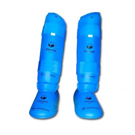 Shinpad with removable instep pad, Tokaido, WKF, blue, Kék szín, L méret