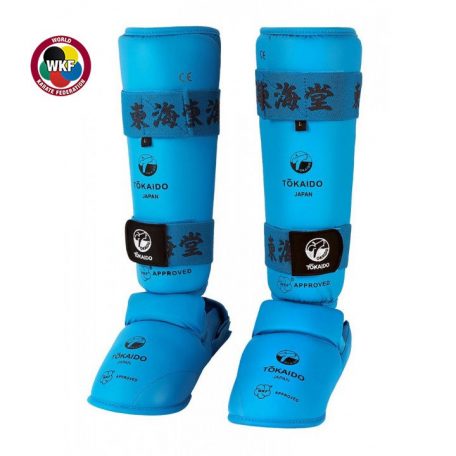 Shinpad with removable instep pad, Tokaido, WKF, blue, Kék szín, S méret