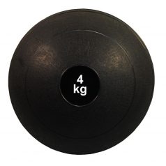 Medicine ball, Phoenix, black, 4 kg, 4 kg méret